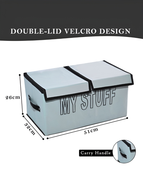 Myntra Elegant Homes Grey 1 Pcs 2-Compartment Clothes Wardrobe Drawer Organiser - Image 3