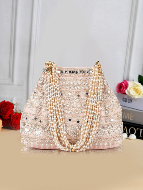 PLANX Embroidered Potli Clutch