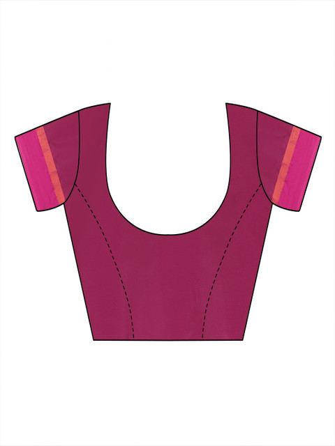 vj fashion Zari Silk Cotton Saree - Image 7