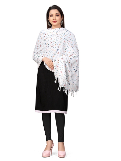 Vicharan Abstract Printed Cotton Dupatta - Image 3