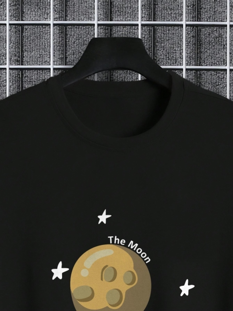 TOGS & TERRE Women Graphic Printed Round Neck Cotton Oversized T-shirt - Image 4