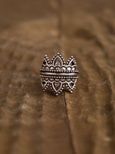 Voylla Boho Tribe Nomad Oxidised Ring