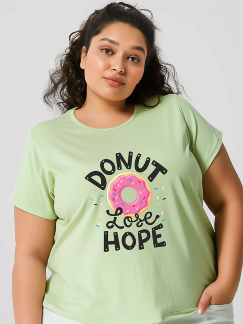 Toodle Plus Women Plus size Printed T-Shirt