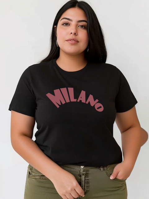 Toodle Plus Women Plus size Printed T-Shirt