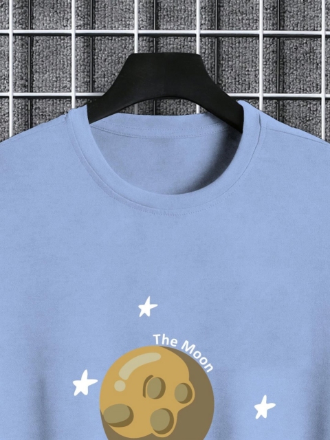 TOGS & TERRE Women Graphic Printed Round Neck Cotton Oversized T-shirt - Image 4