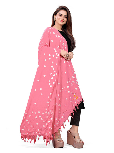 Vicharan Bandhani Printed Cotton Dupatta
