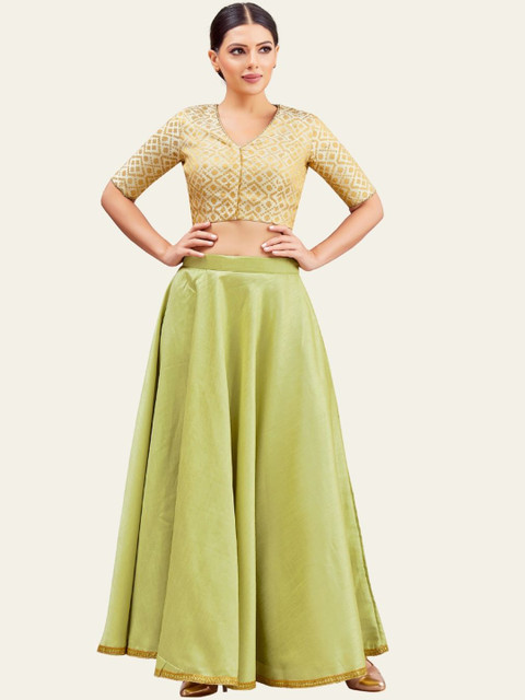 Studio Shringaar Flared Maxi Ethnic Skirt - Image 3