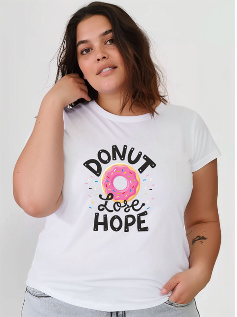 Toodle Plus Women Plus size Printed T-Shirt