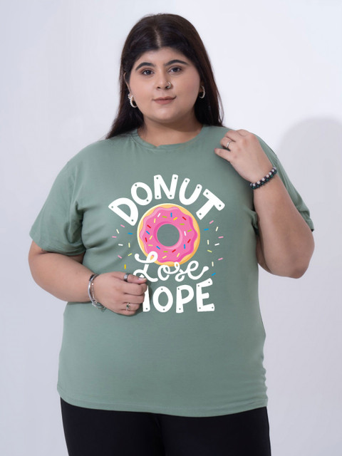 Toodle Plus Women Plus size Printed T-Shirt