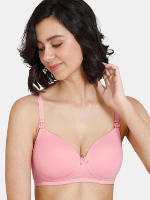 BEWILD Full Coverage Lightly Padded Moisture Wicking Rapid-Dry Seamless Maternity Bra