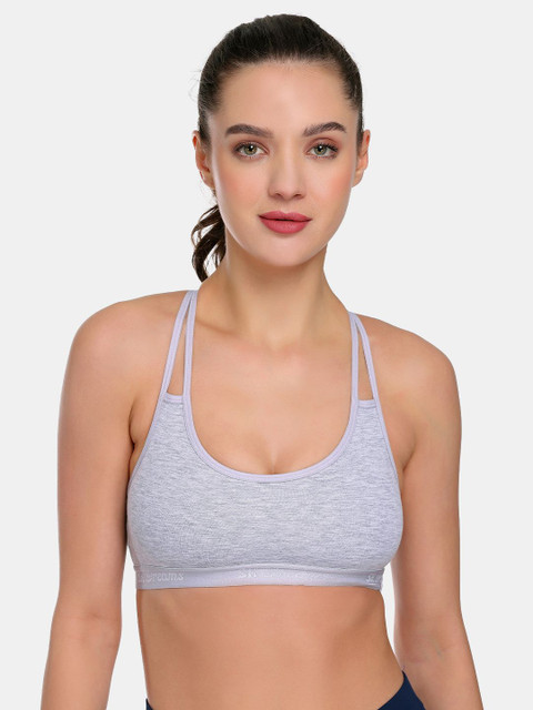 SKDREAMS Full Coverage Wireless & Non Padded Seamless Racer back Sports Bra