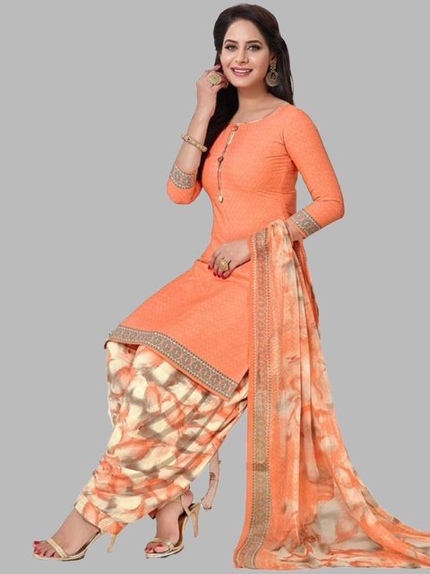 SIMPLYETHNIC Floral Printed Unstitched Dress Material