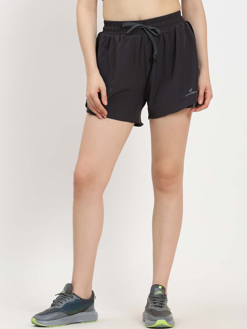 Dpassion Women High-Rise Running Sports Shorts