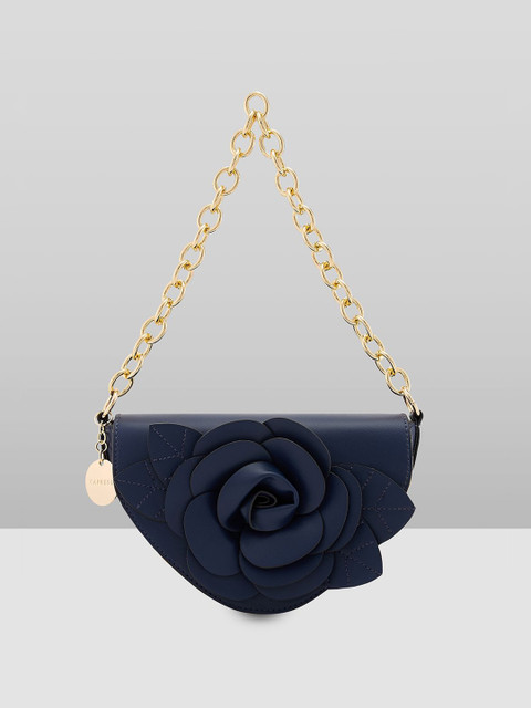 Caprese Bloom Women Navy Small Sling Bag