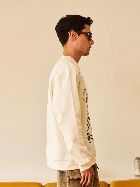 Bonkers Corner Men Printed Pullover Sweatshirt - Image 3
