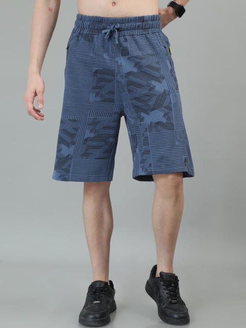 ANML Men Camouflage Printed Shorts