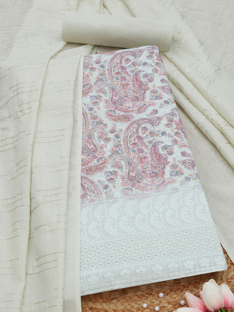 Soch Paisley Printed Unstitched Dress Material