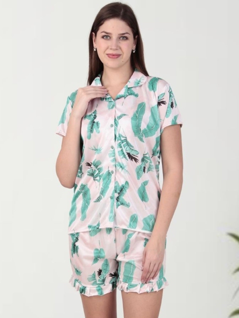 Untamed Clothing Women Tropical Printed Night suit