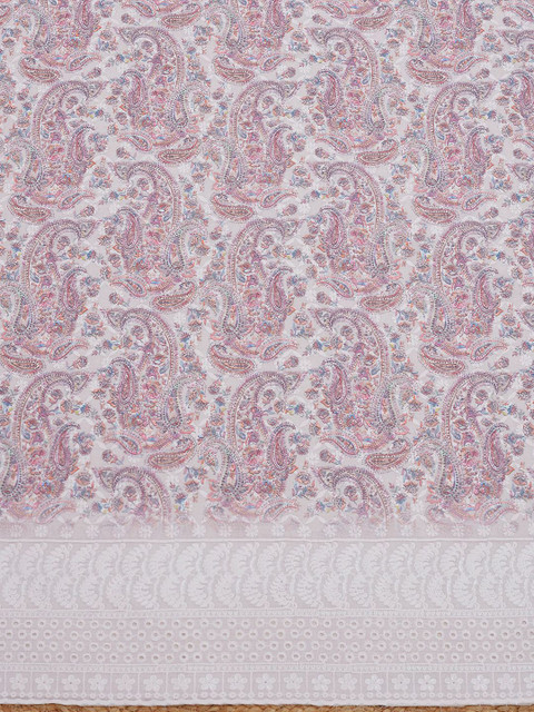 Soch Paisley Printed Unstitched Dress Material - Image 5