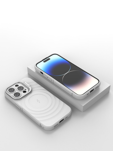 Luxury Kase iPhone 14 Pro Max Impact Resistant Rugged Back Case with Wireless Charging