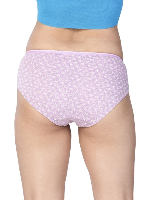 CHIC Women Pack Of 3 Floral Printed Low Rise Hipster Briefs - Image 5