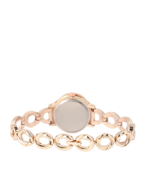 HAUTE SAUCE Women The Luraith-Gem Round Watch Champayne Gold - Image 4