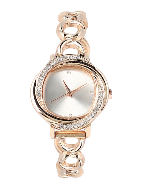 HAUTE SAUCE Women The Luraith-Gem Round Watch Champayne Gold - Image 2