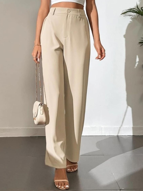 Next One Women Smart High-Rise Trousers