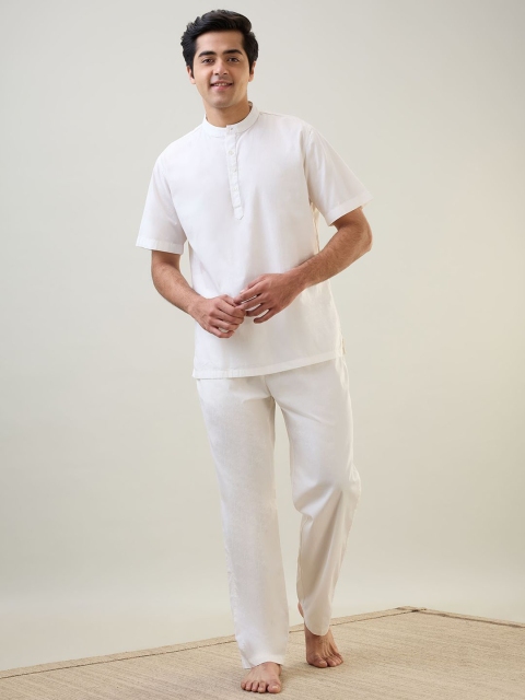 SleepZ by Raymond Men Pure Cotton Night suit