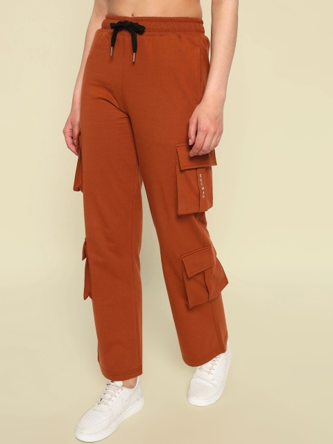 Mast & Harbour Women Relaxed-Fit Cotton Cargo Cargos - Image 3