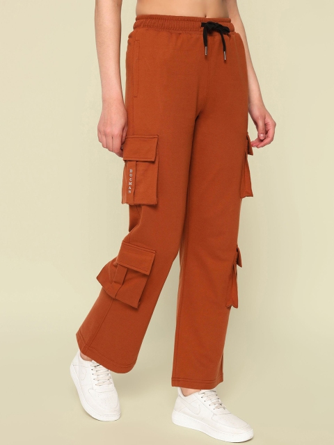 Mast & Harbour Women Relaxed-Fit Cotton Cargo Cargos - Image 2