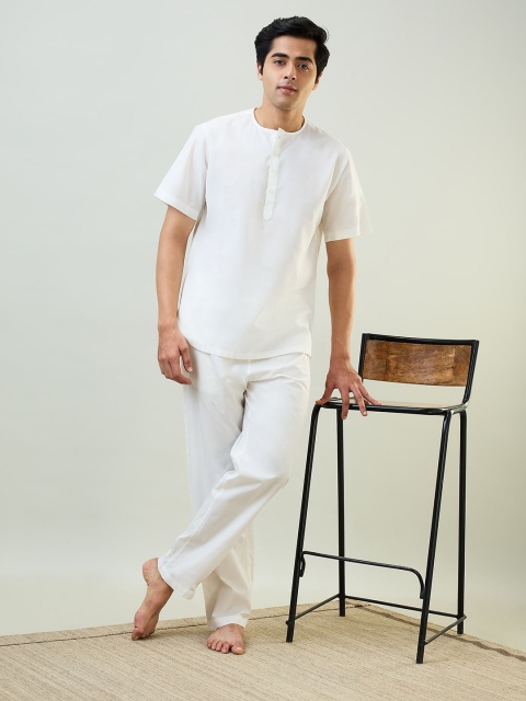 SleepZ by Raymond Men Pure Cotton Night suit