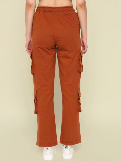 Mast & Harbour Women Relaxed-Fit Cotton Cargo Cargos - Image 4