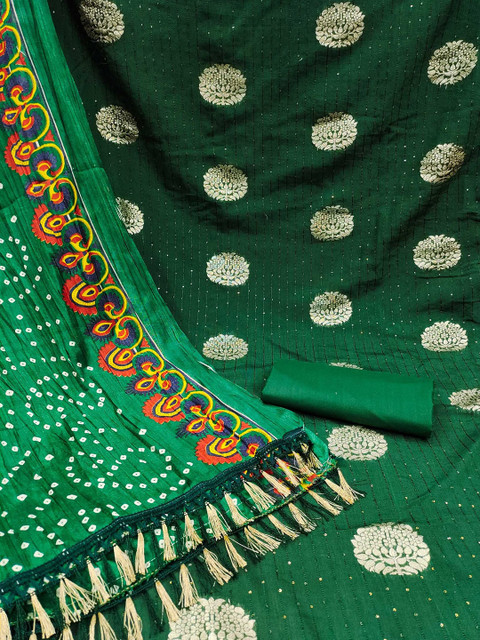 LeeliPeeri Designer Unstitched Dress Material - Image 4