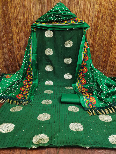 LeeliPeeri Designer Unstitched Dress Material - Image 3