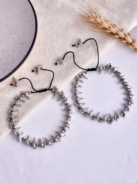 STYYO Silver-Plated Anklet