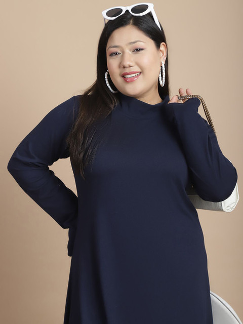 Metronaut Women Plus Size A-Line Dress