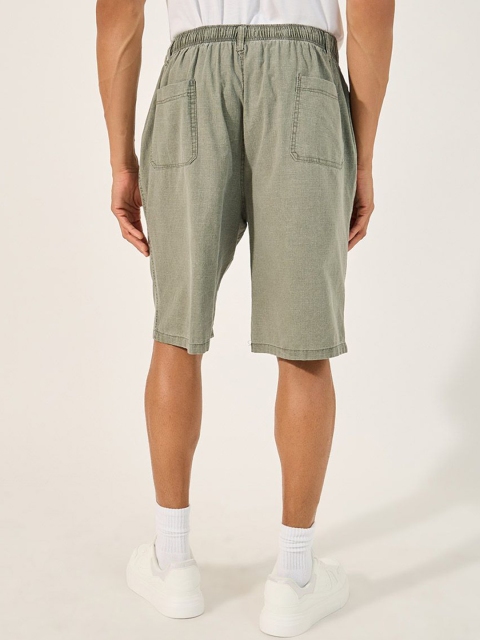 Styli Men's Pure Cotton Relaxed Fit Casual Shorts - Image 2