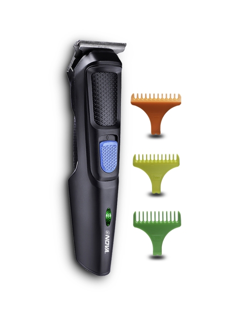 NOVA NHT 1136 Trimmer with 120 min Runtime & 4 Length Settings - Black