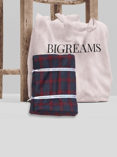 Bigreams Men Unstitched Checked Suit Clothing Fabric - Image 4