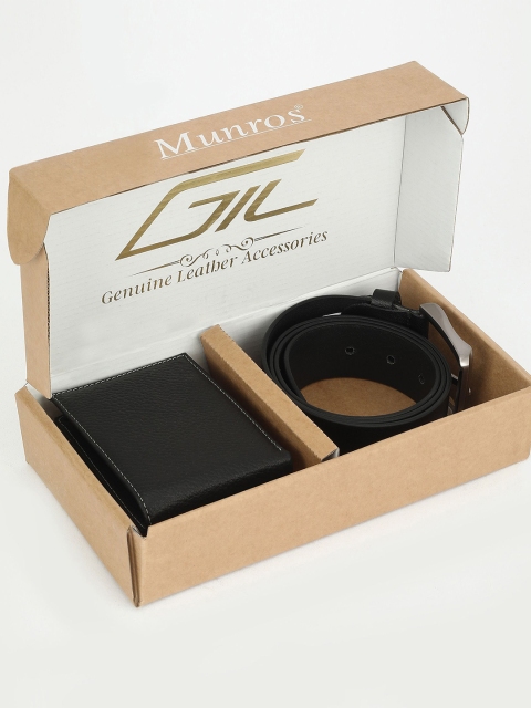 Munros Men Accessory Gift Set of Wallet and Belt