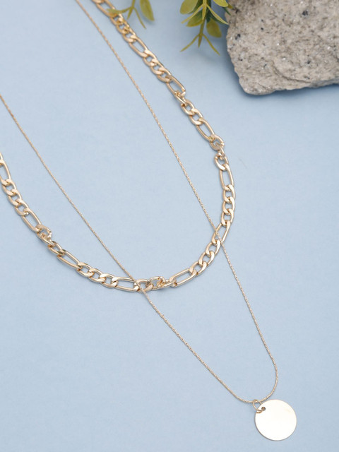 YouBella Gold-Plated Layered Chain
