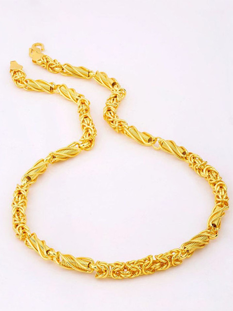 SANAA CREATIONS Unisex Gold-Plated Antique Chain