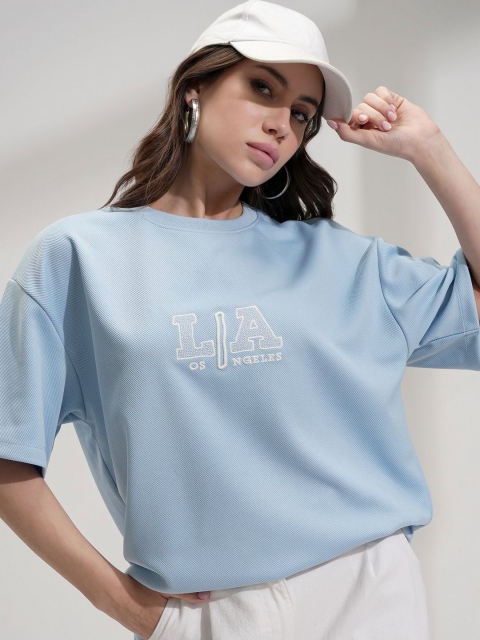 Street By Tokyo Talkies Women Drop-Shoulder Sleeves T-shirt