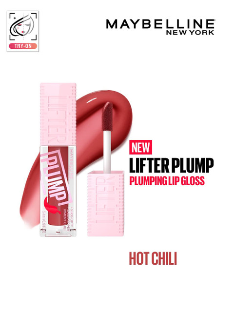 Maybelline New York Lifter Plump Long Lasting Lip Gloss 5 ml - Hot Chili 06
