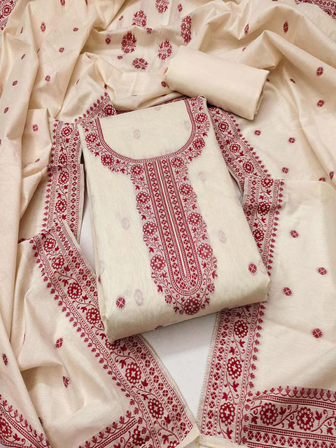 Peachmode Pure Cotton Unstitched Dress Material