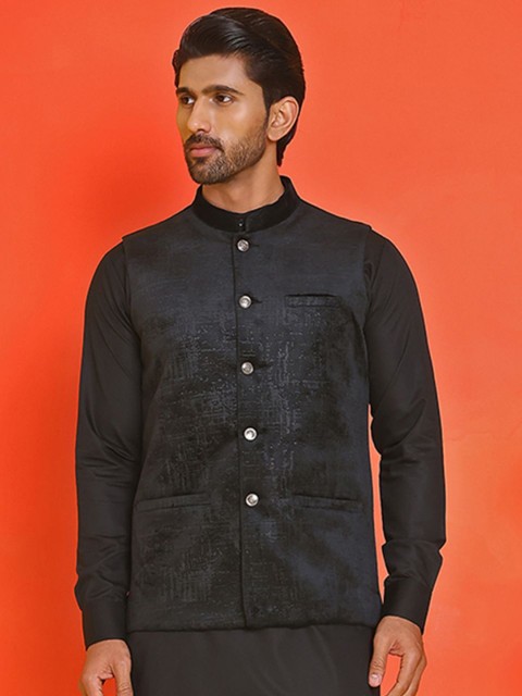 Anouk Woven Nehru Jacket