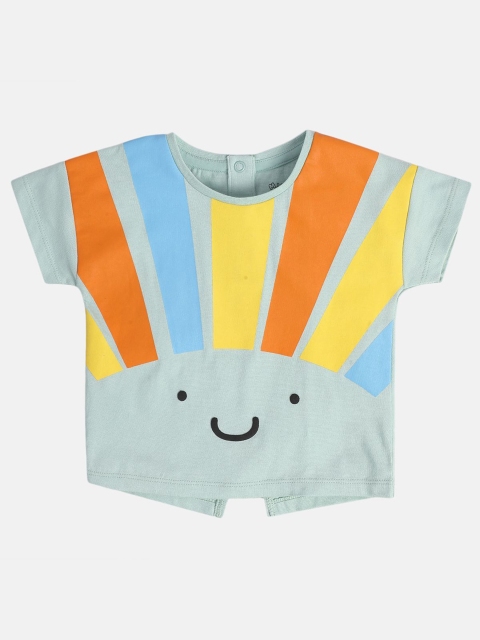 MINI KLUB Print Extended Sleeves Cotton Top