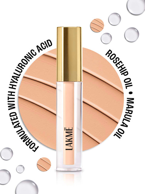 Lakme 9to5 Hya Matte Liquid Concealer With Hyaluronic Acid & Rosehip Oil 2ml - Ivory