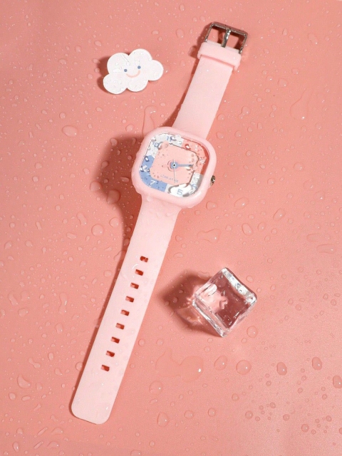 SWADESI STUFF Unisex Kids Dial & Bracelet Style Straps Analogue Watch MIN PINK 9 - Image 3